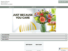 Tablet Screenshot of eastonsflowers.com